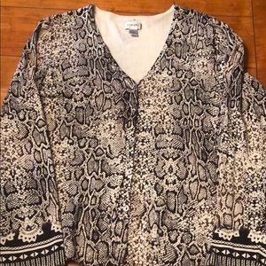 Chico’s Silk Lightweight Cardigan Sz 3